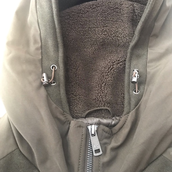 Kenneth Cole Mens Coat Large Olive - Picture 5 of 9